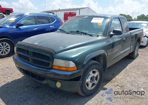 1999 Dodge Dakota Slt/Sport from USA, damaged, VIN 1B7GL22X5XS221703